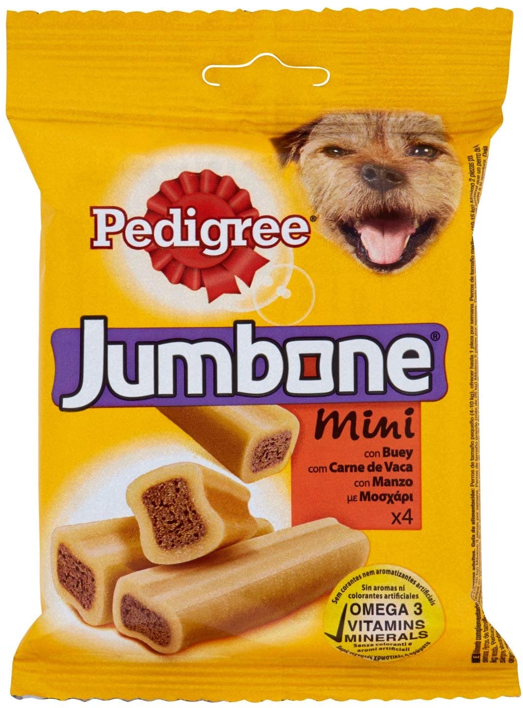 Pedigree Jumbone Small Beef Chews, 180g