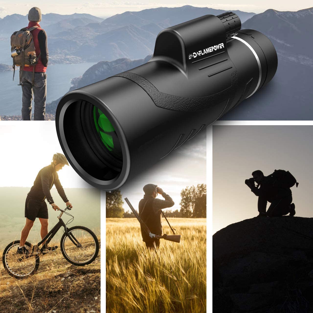 DFlamepower 10X42 HD Clear Dual Focus Monocular Telescope - Image 3