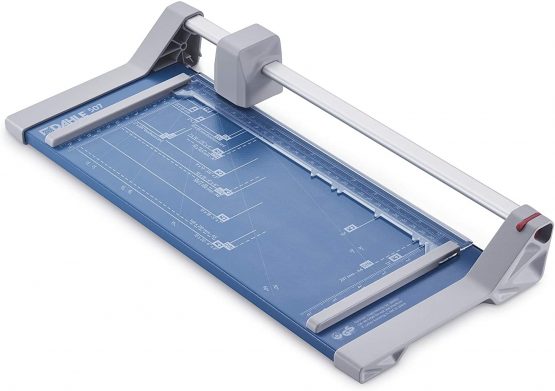 Dahle 507 Rotary Trimmer 2020 Model (Cutting Performance up to 8 Sheets / DIN A4) Blue