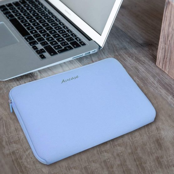 Aucase Laptop Sleeve 13-14 Inch, Thickest Lightest Water Resistant Neoprene Protective Laptop Case Bag for Men and Women, Compatible with Acer Asus Dell Lenovo HP Chormebook Matebook 14 - Image 3