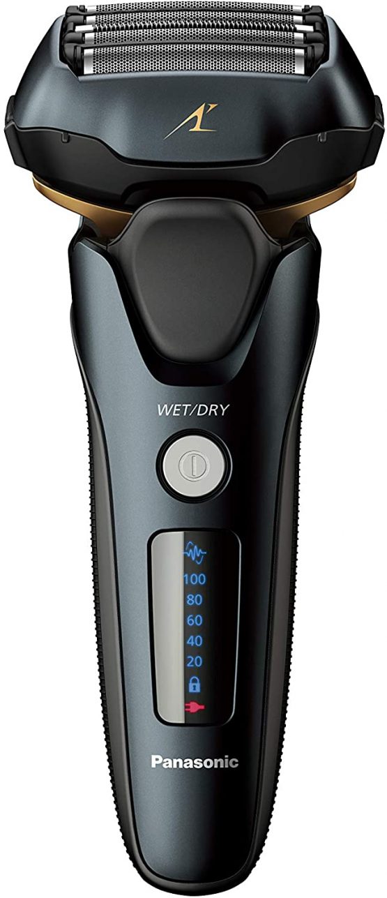 Panasonic ES-LV97 Wet and Dry Rechargeable 5-Blade Electric Shaver with Cleaning & Charging Stand ( UK 2pin Bathroom Plug) - Image 3