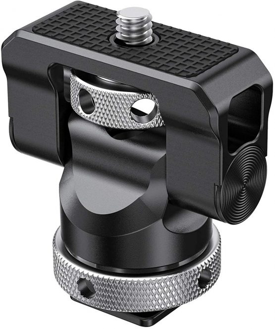 SMALLRIG Swivel and Tilt Camera Monitor Mount Holder Support with Cold Shoe Adapter - BSE2346B