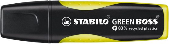 Highlighter - STABILO GREEN BOSS Box of 10 Yellow - Image 2