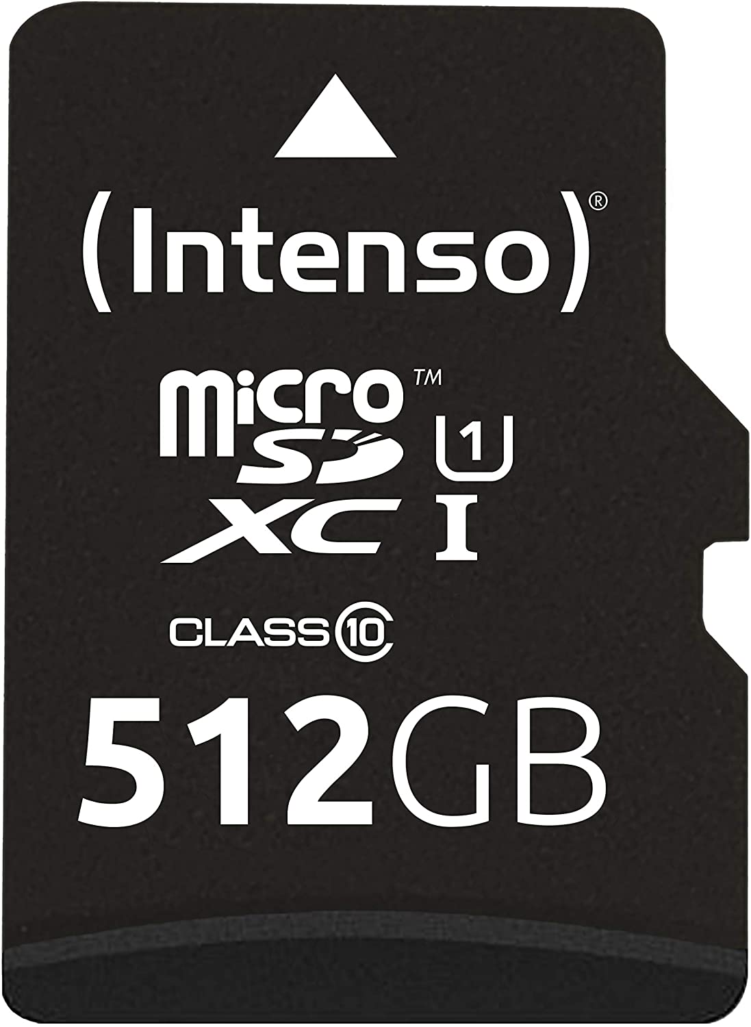Intenso Premium Microsdxc Memory Card INCL. SD Adapter, Class 10 UHS-I, 512 GB, Black, 1x512GB