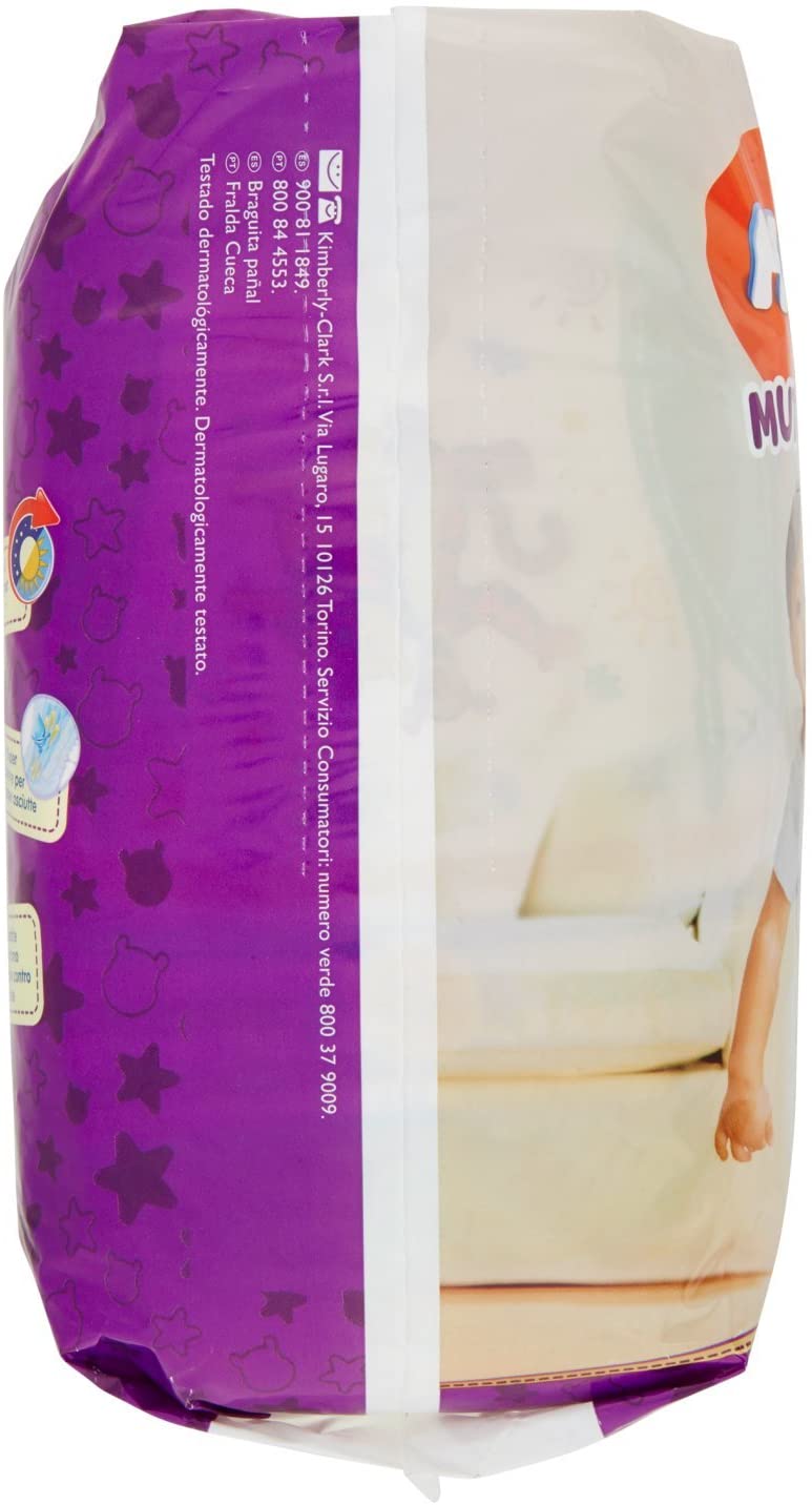 Huggies Pannolini Mutandina - Nappies (Boy/Girl, Disposable Nappies, 15 kg, 25 kg, Multicolour, 13 Pieces) - Image 2