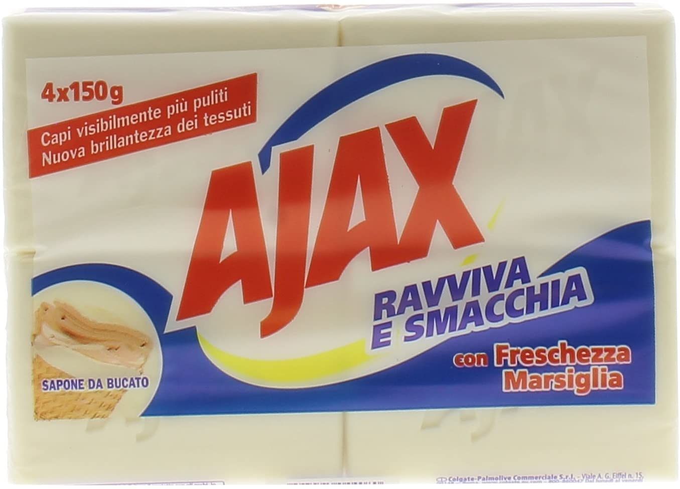 Ajax Soap 4 x 150GR, 150 g (Pack of 4)