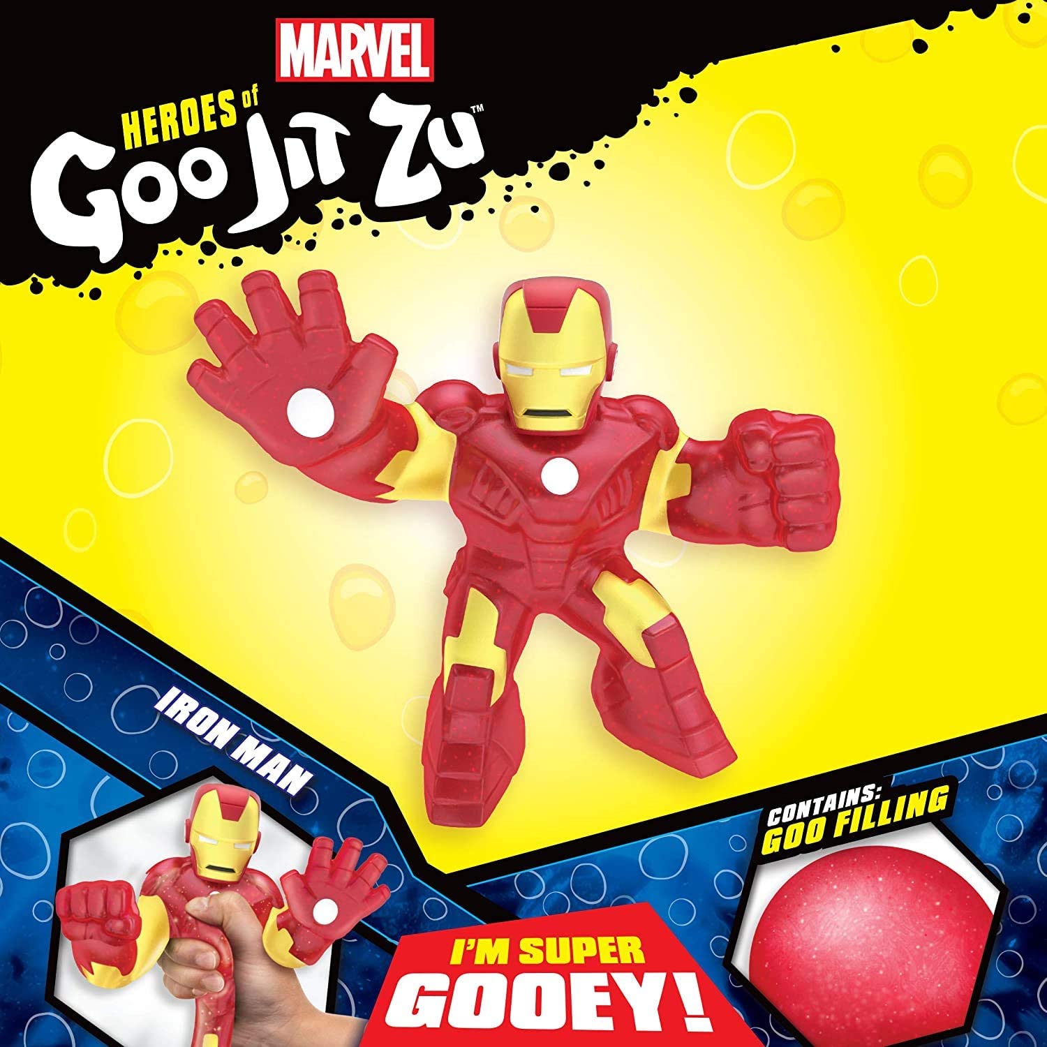 Heroes of Goo Jit Zu SUPERHEROES- IRON MAN, Multicolor, 9.84 inches - Image 4