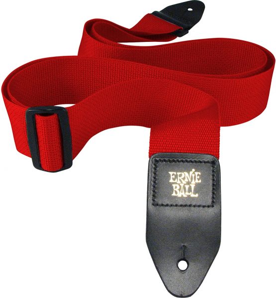 Ernie Ball Red Polypro Guitar Strap