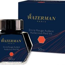 Waterman Fountain Pen Ink, Audacious Red, 50 ml Bottle