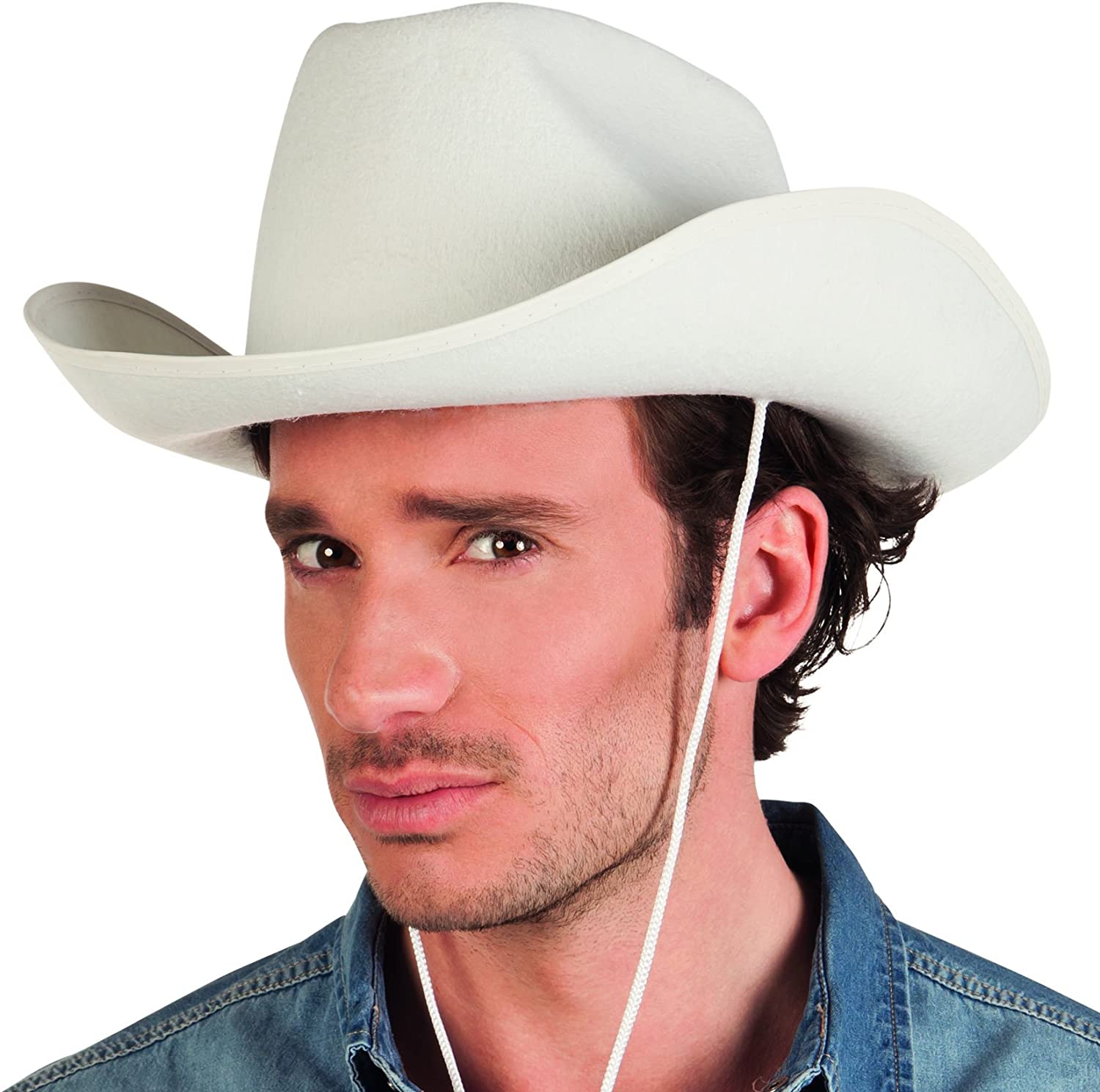 Boland Adult Cowboy Hat, Western Fancy Dress Accessory, Unisex, for Men and Women Sheriff, Rodeo, Party, Festival, Halloween