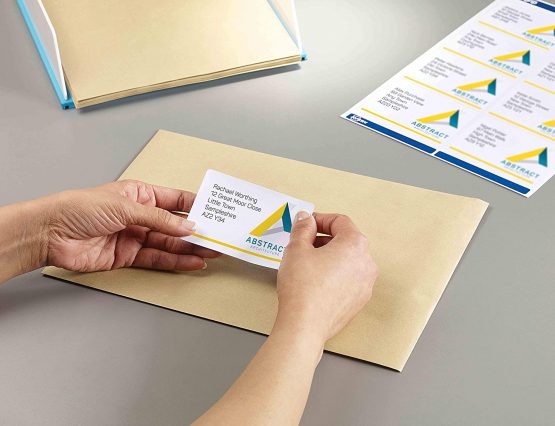 Avery L7163-100 Labels, White (99.1 x 38.1 mm( - Image 2