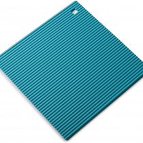 Zeal Silicone Heat Resistant Non-Slip Trivet, Aqua Blue, 22 cm