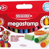 Fibracolor Megastamp Pack of 10 Markers Mould Size Maxi Assorted Designs Superwashable