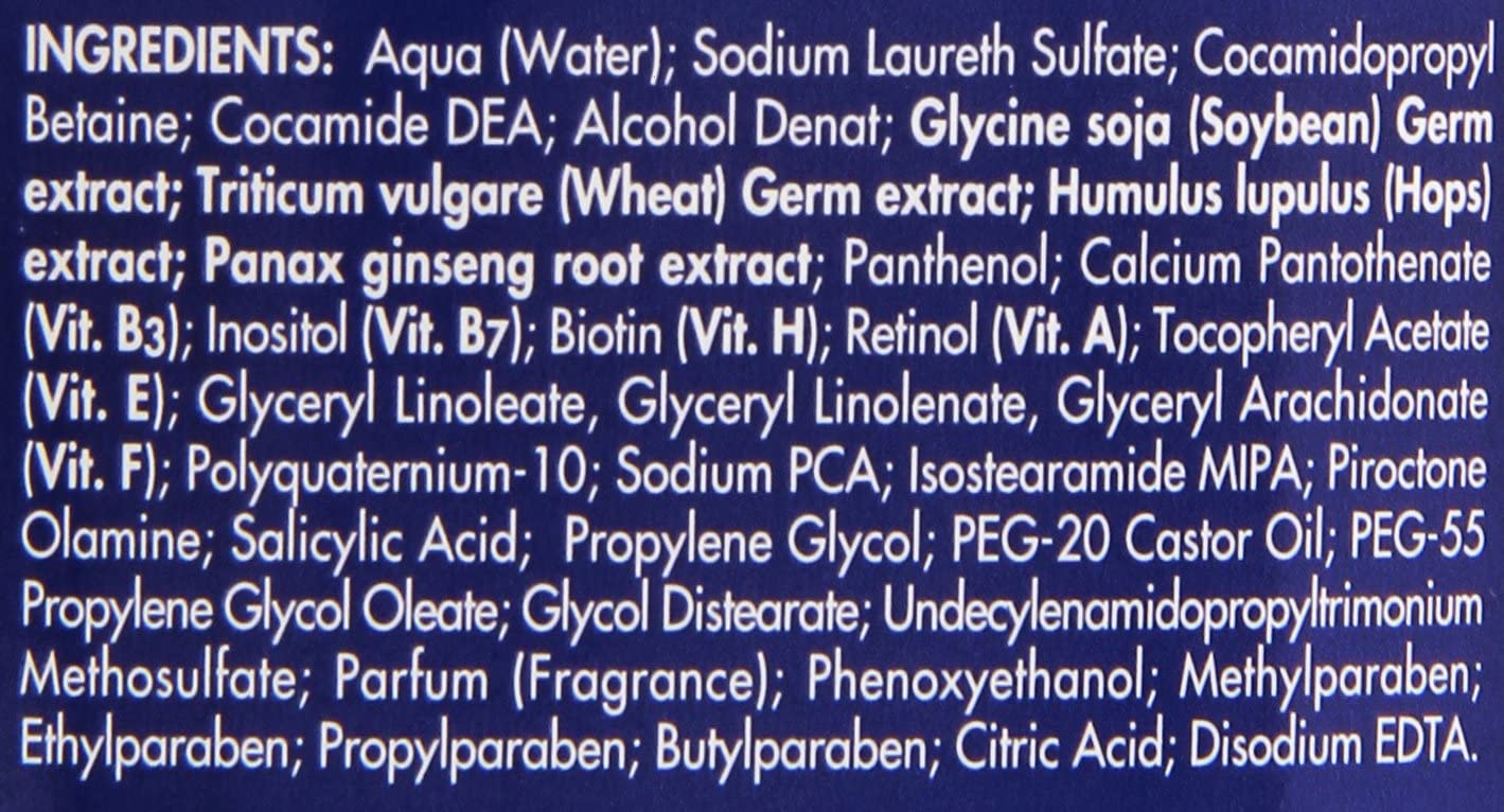 Nature and Life - Anti-Hair-Loss Shampoo - Nourishes the Scalp and Controls Dandruff - 400 ml, white, 300 ml (Pack of 1) - Image 4