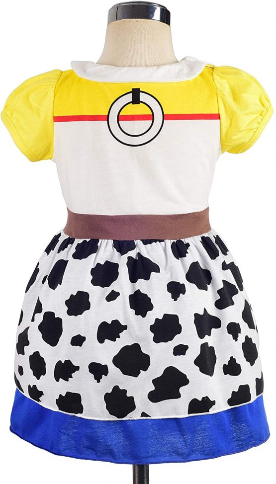Lito Angels Girls Kids Princess Dress Cowgirl Jessie Fancy Birthday Dresses Up Casual Wear Age 3-4 Years Multicolor 169 - Image 2