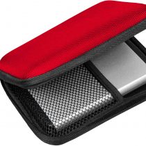 mumbi External Hard Drive Case up to 6.35 cm / 2.5 Inches Red