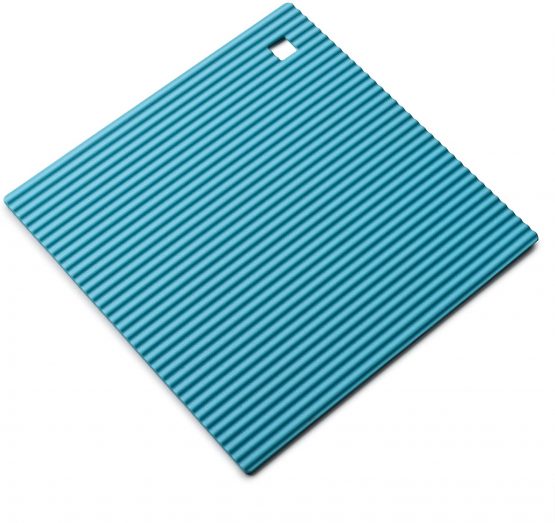 Zeal Silicone Heat Resistant Non-Slip Trivet Pot Rest Aqua Blue (7”/18cm)