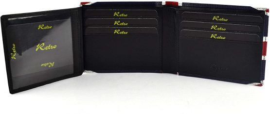 Golunski Retro Gents Leather Wallet 540 - Union Jack - Image 4