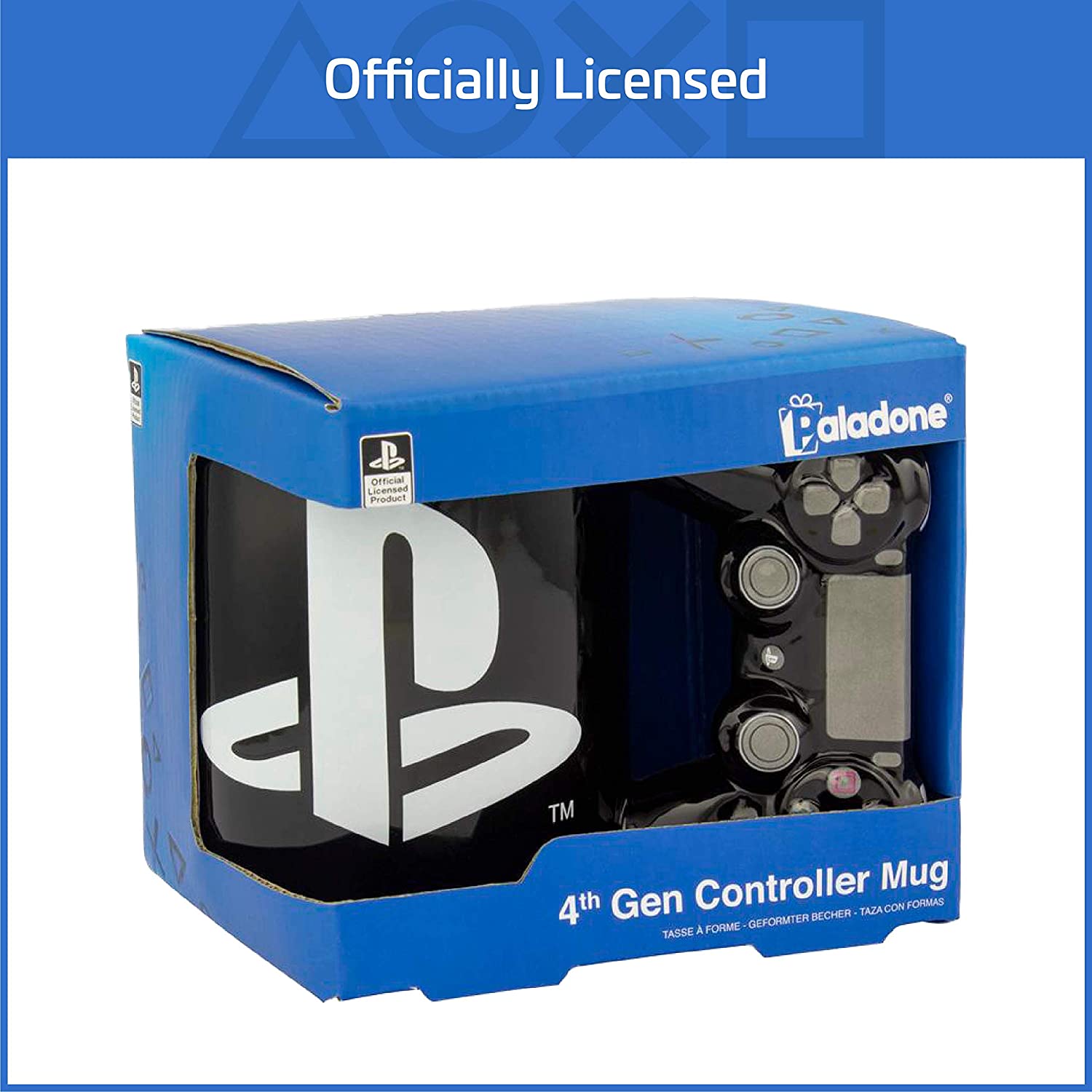 Paladone PP5853PS Playstation 4th Gen Controller Mug  Ceramic Coffee Mug  for Gamers - BigaMart