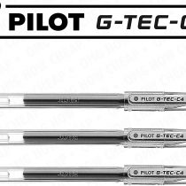 G-Tec-C4 - Ultra Fine 0.4mm Microtip Gel Pen - Pack of 3 - Black