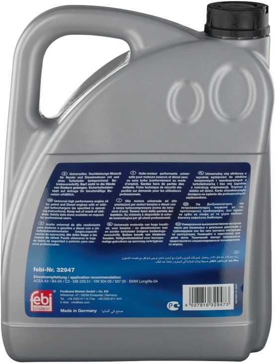 febi bilstein 32947 Engine Oil SAE 5W-30 Longlife Plus, pack of one - Image 3