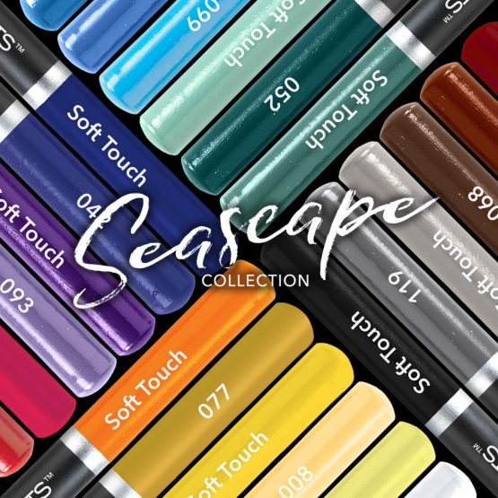 Castle Art Supplies 24 Seascape Coloured Pencils Set for Adults Artists | Ideal Sketching Colouring Drawing high-quality smooth cores | Superior blending & layering performance achieving results - Image 4