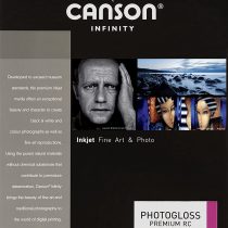 Canson Infinity PhotoGloss Premium RC 270gsm, Smooth high White Inkjet Paper, A4, Box of 25 Sheets