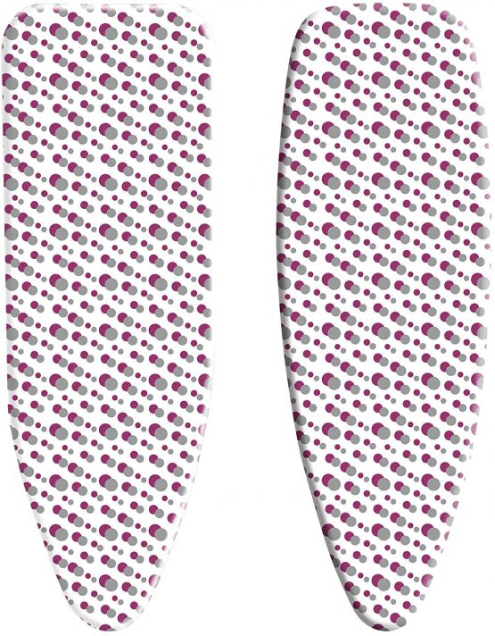 Minky PP22906101 Supersize Smartfit Reflector Ironing Board Cover, White/Purple, 145 x 54 cm