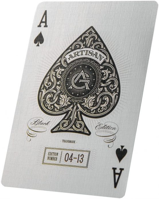 Artisan Playing Cards (Black) - Image 4