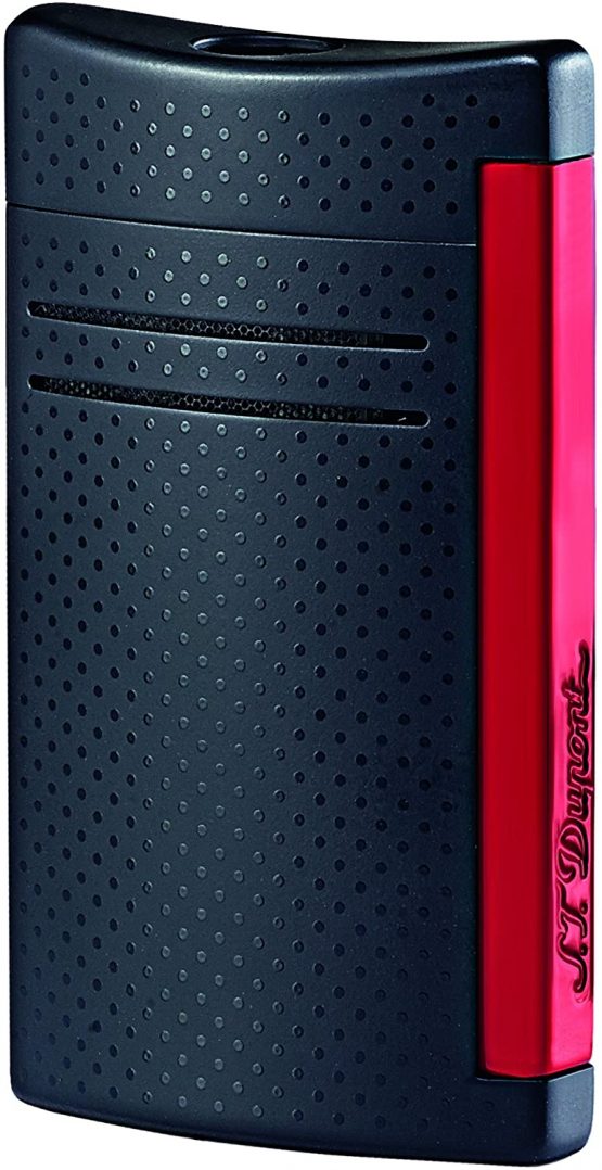 S.T. Dupont Maxijet Lighter - Matt Black/Red