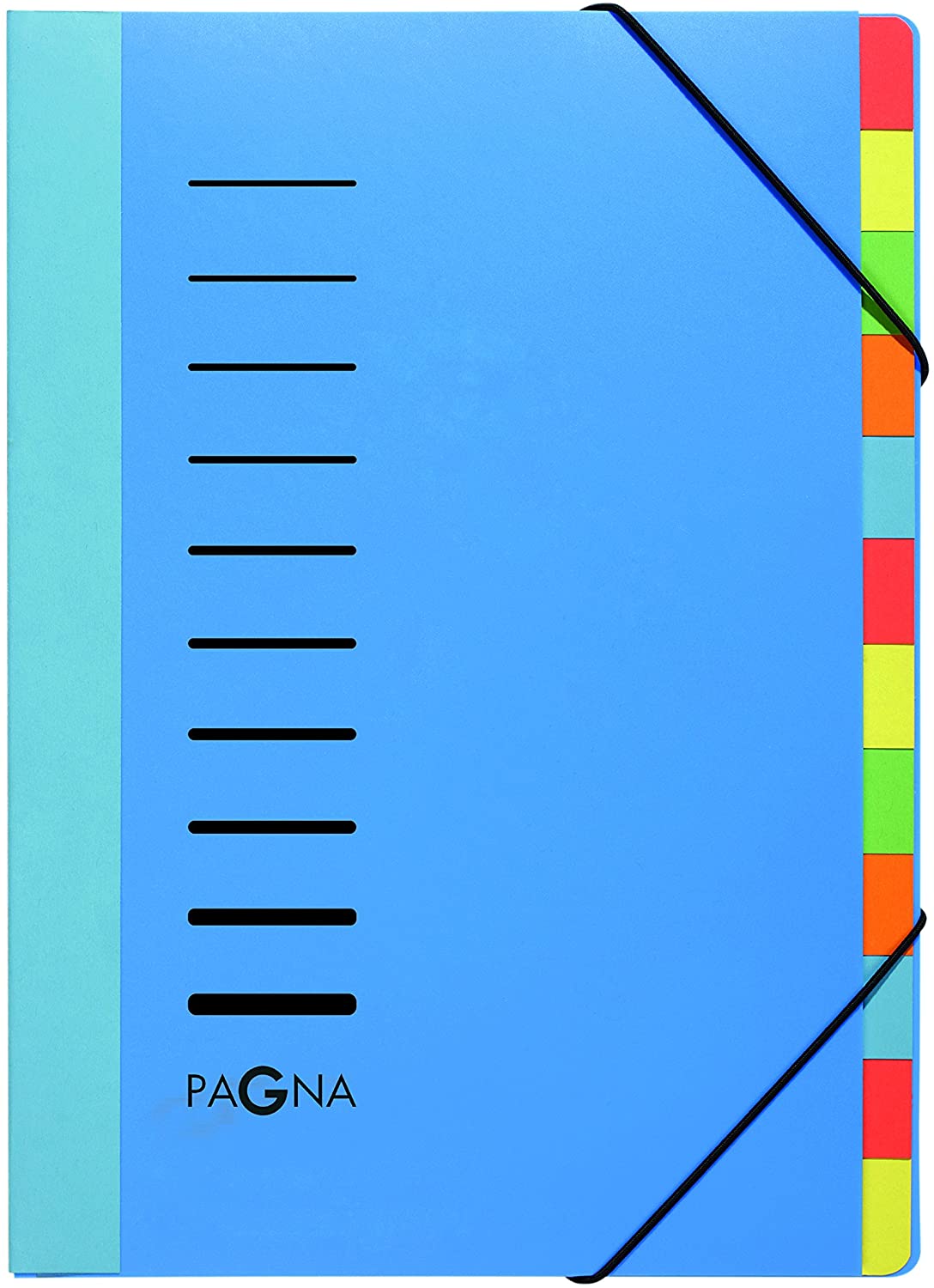 Pagna 44044-02 Organiser File 12 Sections Blue, Blue/White