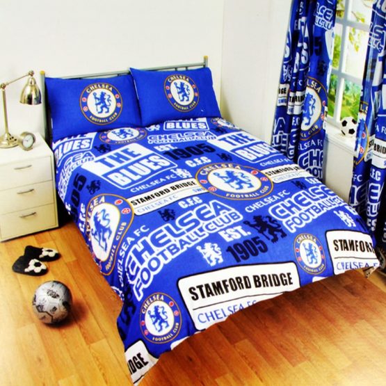 Chelsea Unisex's Official Single Duvet Set-Multi-Colour, Multicoloured - Image 2