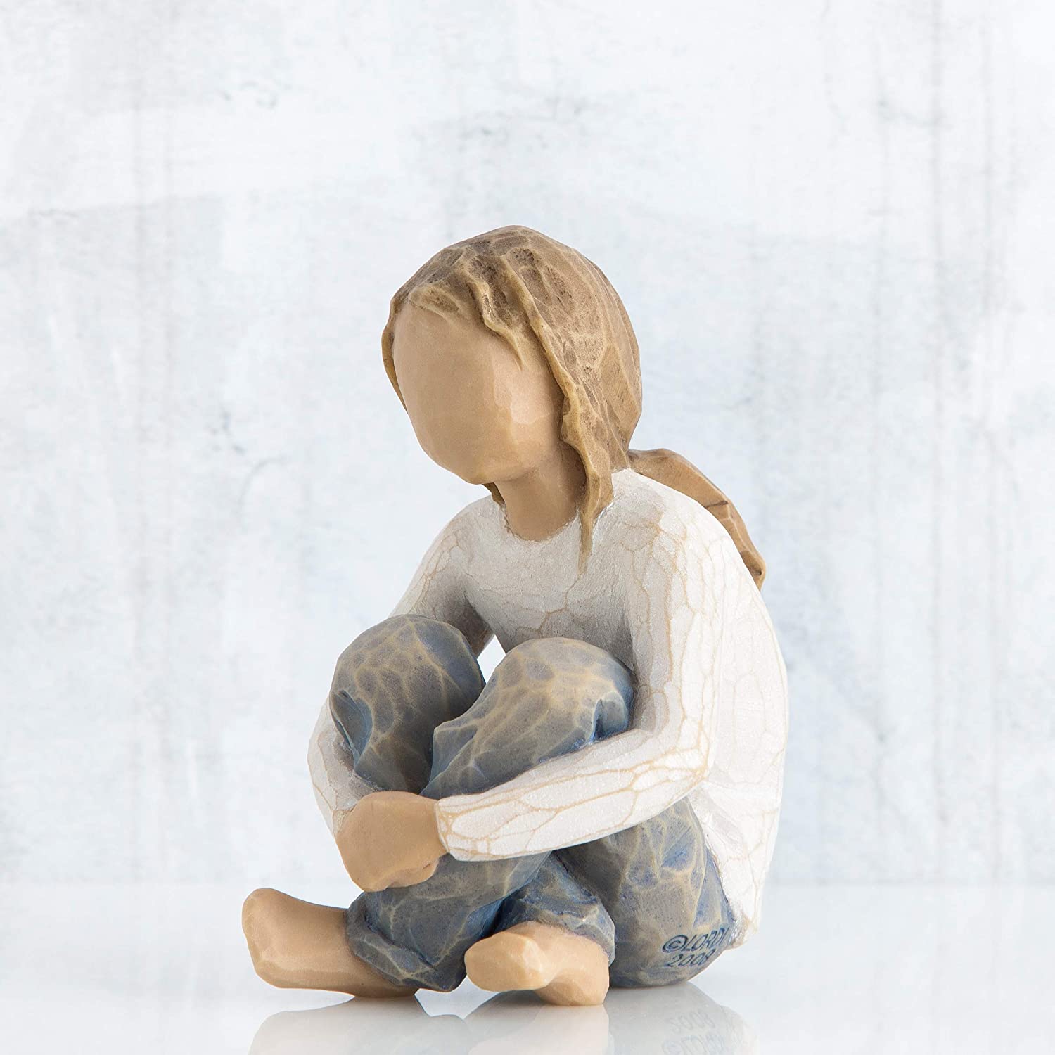 Willow Tree Spirited Child Figurine, Blue, 4.1 x 2.9 - Image 3