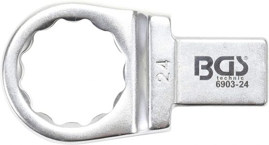 BGS 6903-24 | Push Fit Ring Spanner | 24 mm | Square Size 14 x 18 mm