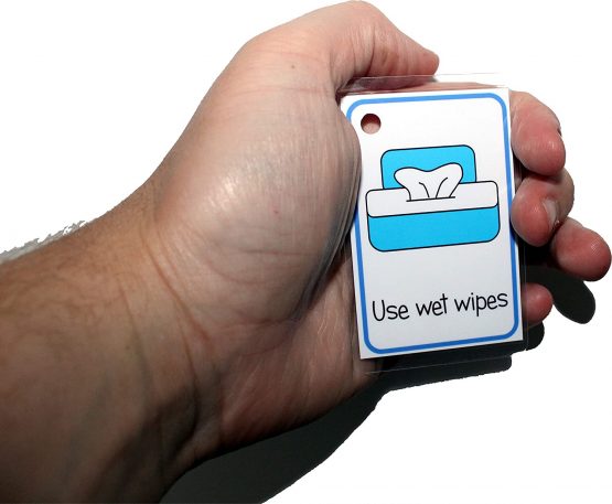 kids2learn Toilet Training Routine Flash Cards & Bungee - Visual Aid reminder for using the toilet Special Needs / Autism / Potty Practice - Image 3
