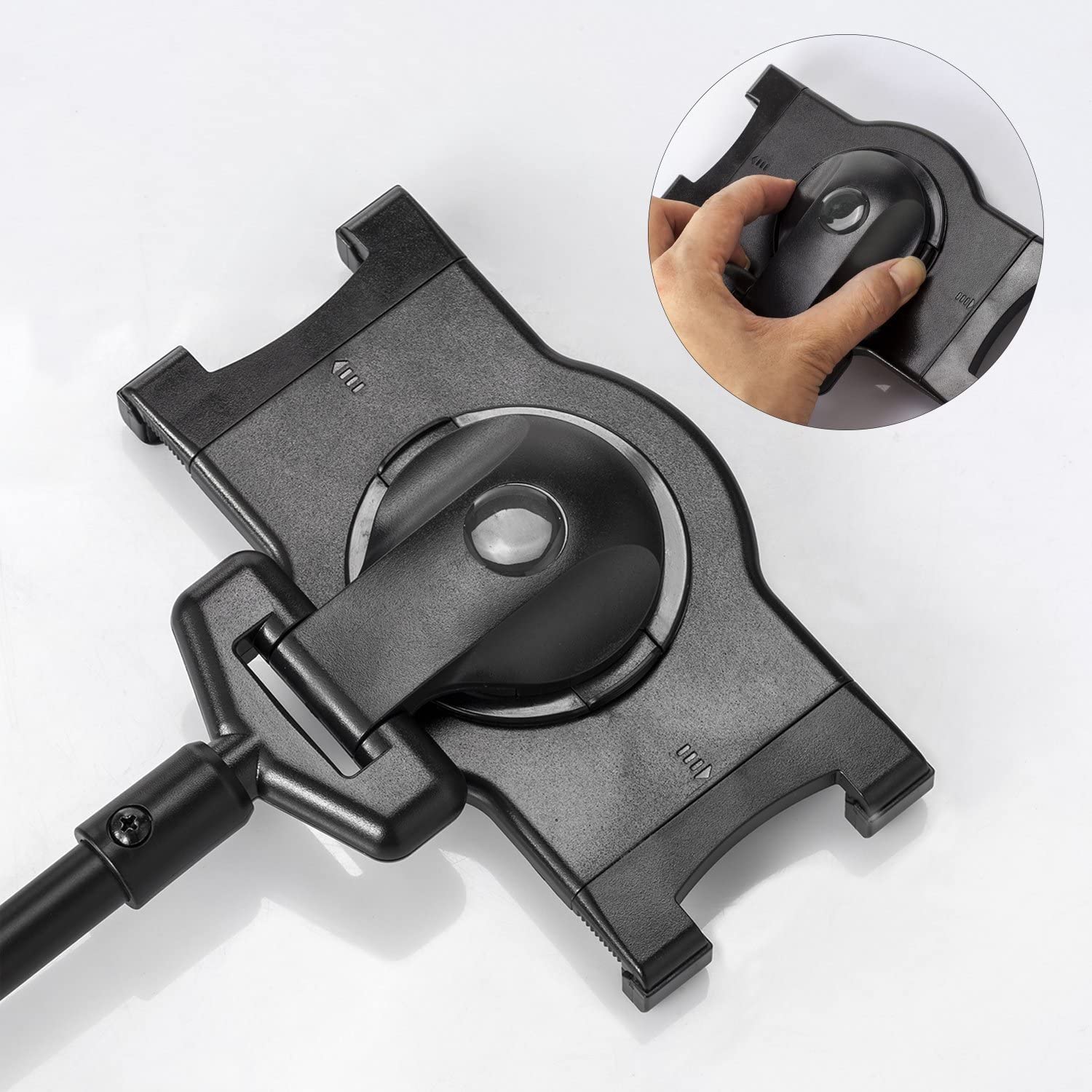 Ipad Floor Stand Height Adjustable from 30 to 60 Inch Tablet Tripod Stand For Ipad ,Ipad Mini and Most Tablets within 7-10 Inch - Image 4