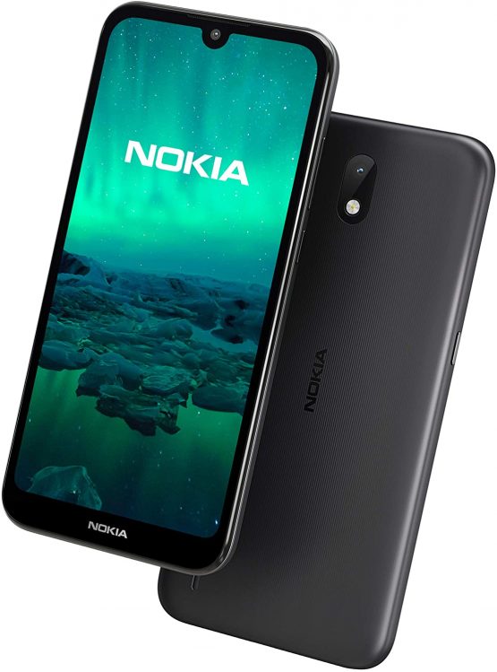 Nokia 1.3 5.71 Inch Android UK Sim-Free Smartphone with 1 GB RAM and 16 GB Storage (Dual Sim) - Charcoal