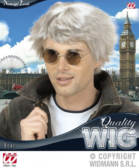 Beat Grey Wig for Hair Accessory Fancy Dress - Image 2
