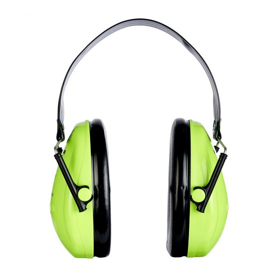 3M Peltor Optime I Ear Muffs with Head Band, Foldable – Optimal noise reduction, Hearing Protection, Lightweight and Comfortable Fit Ear Protection, Hi-Viz - 1x Peltor ear defender - Image 3