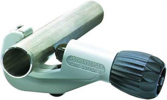 Rothenberger 70055" Tube INOX Telescopic Ratchet Pipe Cutter, Grey/Black, 152x65x45 mm