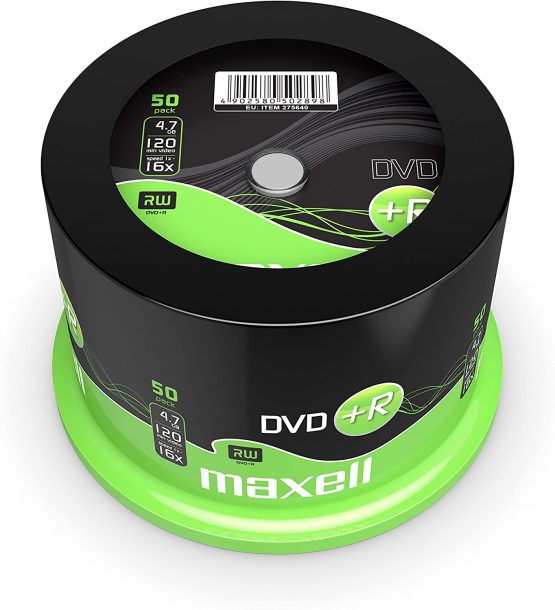 Maxell DVD+R 4.7 GB 16X 120 Min Video - Matt Silver (50 Disk - Spindle) - Image 2