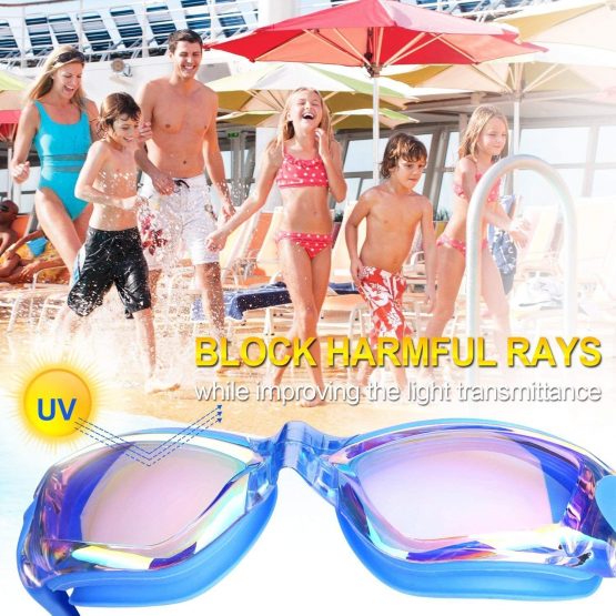 COOLOO Swimming Goggles, Pack of 2, Swim Goggles for Adult Men Women Youth Kids Children, with Anti-Fog, Waterproof, Protection Lenses… - Image 3