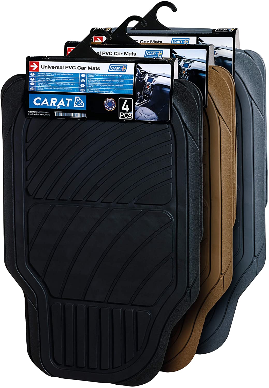 Sumex CARAT10 Carat Universal Rubber Car Mats - Beige - Image 4