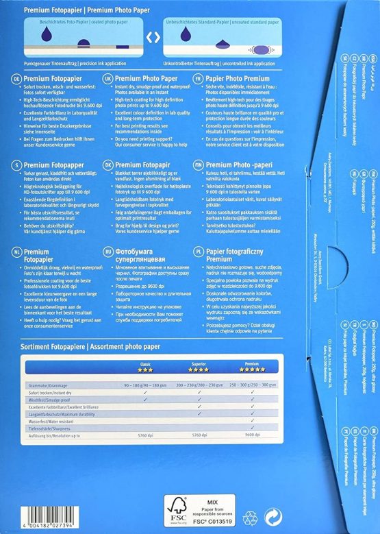 Premium Inkjet Photo Paper A4 250 g 40 Sheets - Image 2
