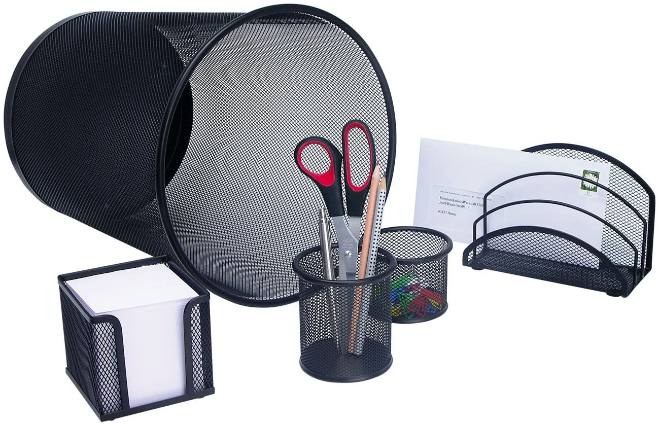 Wedo Desk Tidy Set - Black - Image 2