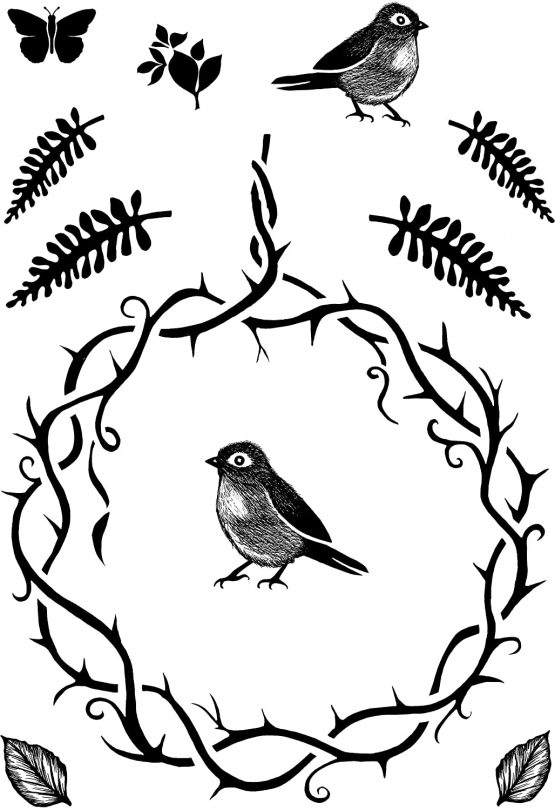 Card-io Clear Stamps, Medium