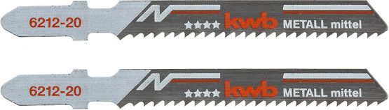 kwb 2 x Stitch Saw Blades for Metal 621220 (Medium, bi-Metal, Camber, T118BF) u. a. for Einhell RT-JS 85 - Image 2
