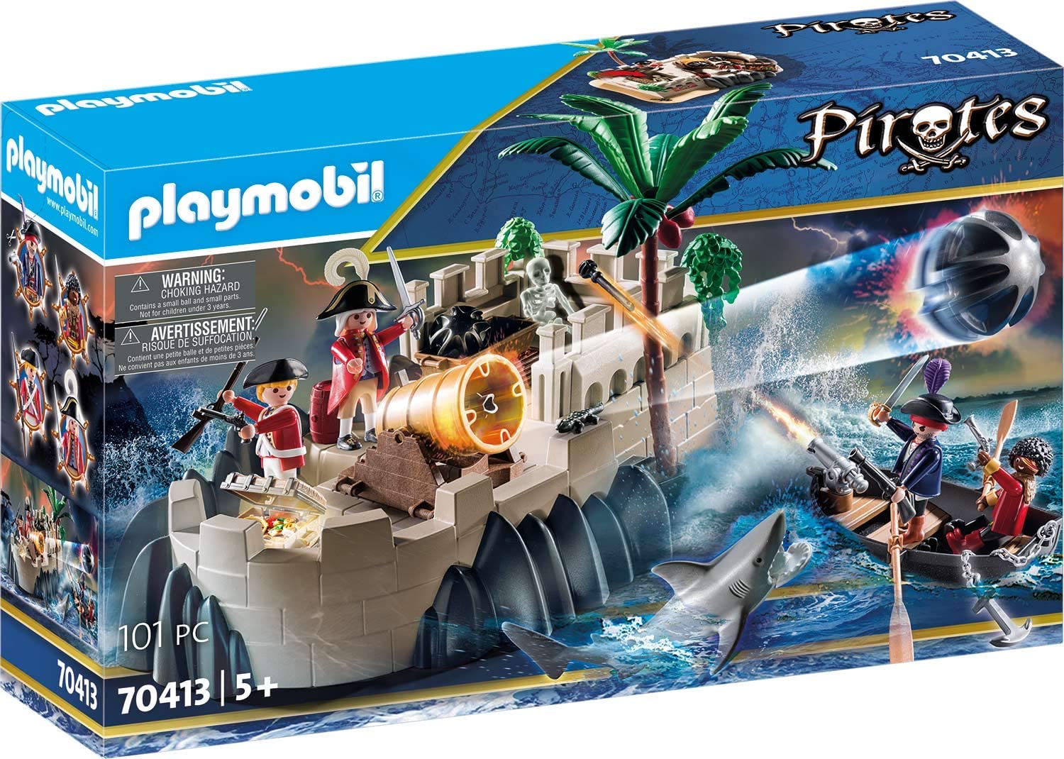 Playmobil Pirates 70413 Redcoat Bastion, for Children Ages 5+