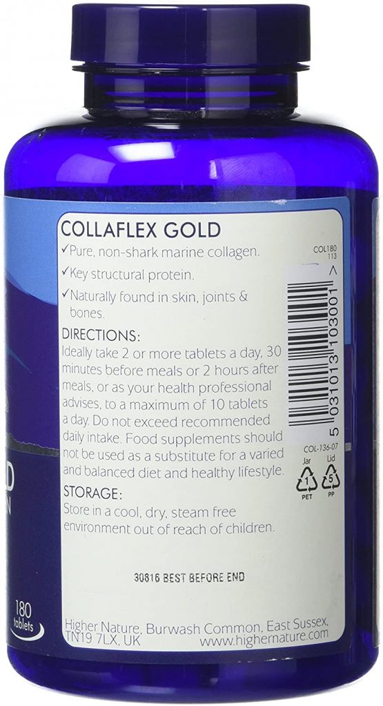 Higher Nature Collagen, High Strength - Pack of 180 - Image 2