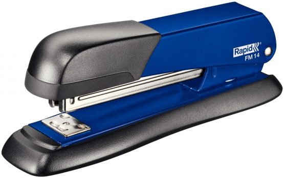 Rapid Stapler, 25 Sheet Capacity, Ergonomic Metal Body, Full Strip FM14, 5000280 - Blue